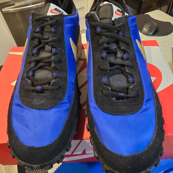 Nike Air Max Waffle SP Hyper Blue Metallic Gold Black FV6946-400 Men's 11.5 NEW - Picture 4 of 14